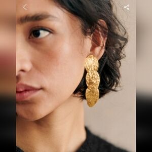 Sezane Aron Gold Plated Earrings